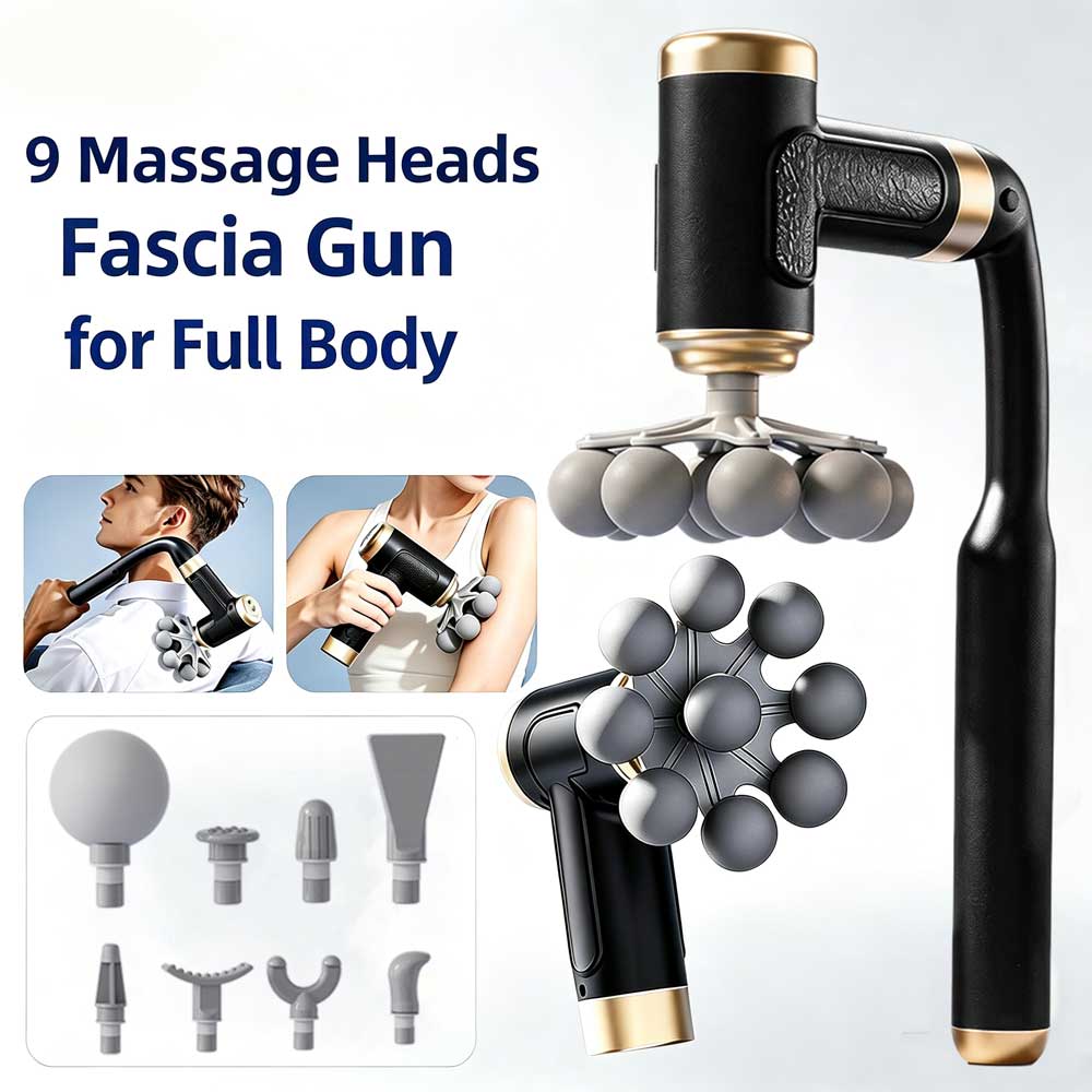 Massage Gun - مسدس تدليك العضلات اللاسلكي 2 في