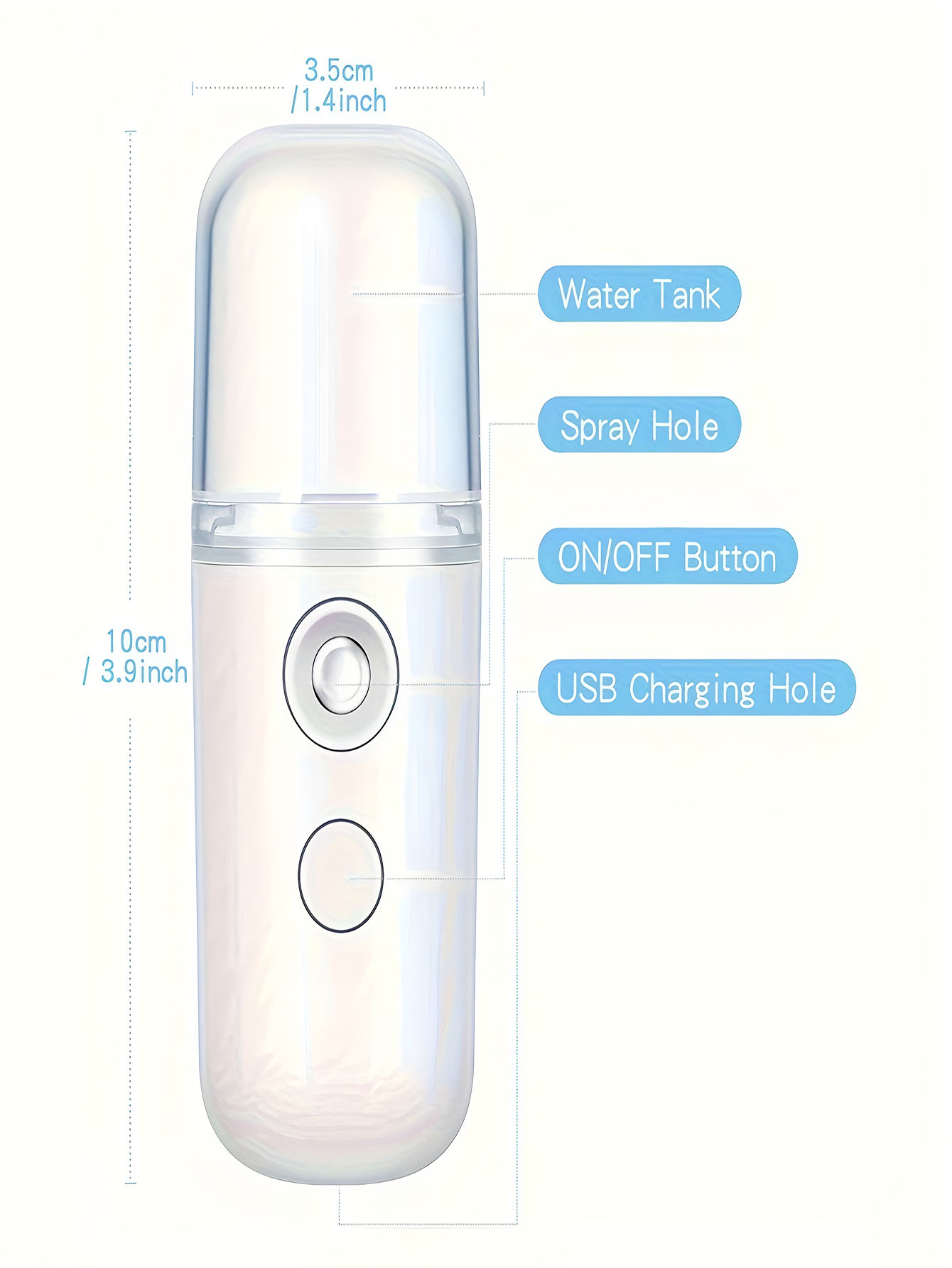 Face Steamer - USB ضباب بخاخ الوجه المرطب البخاخات
