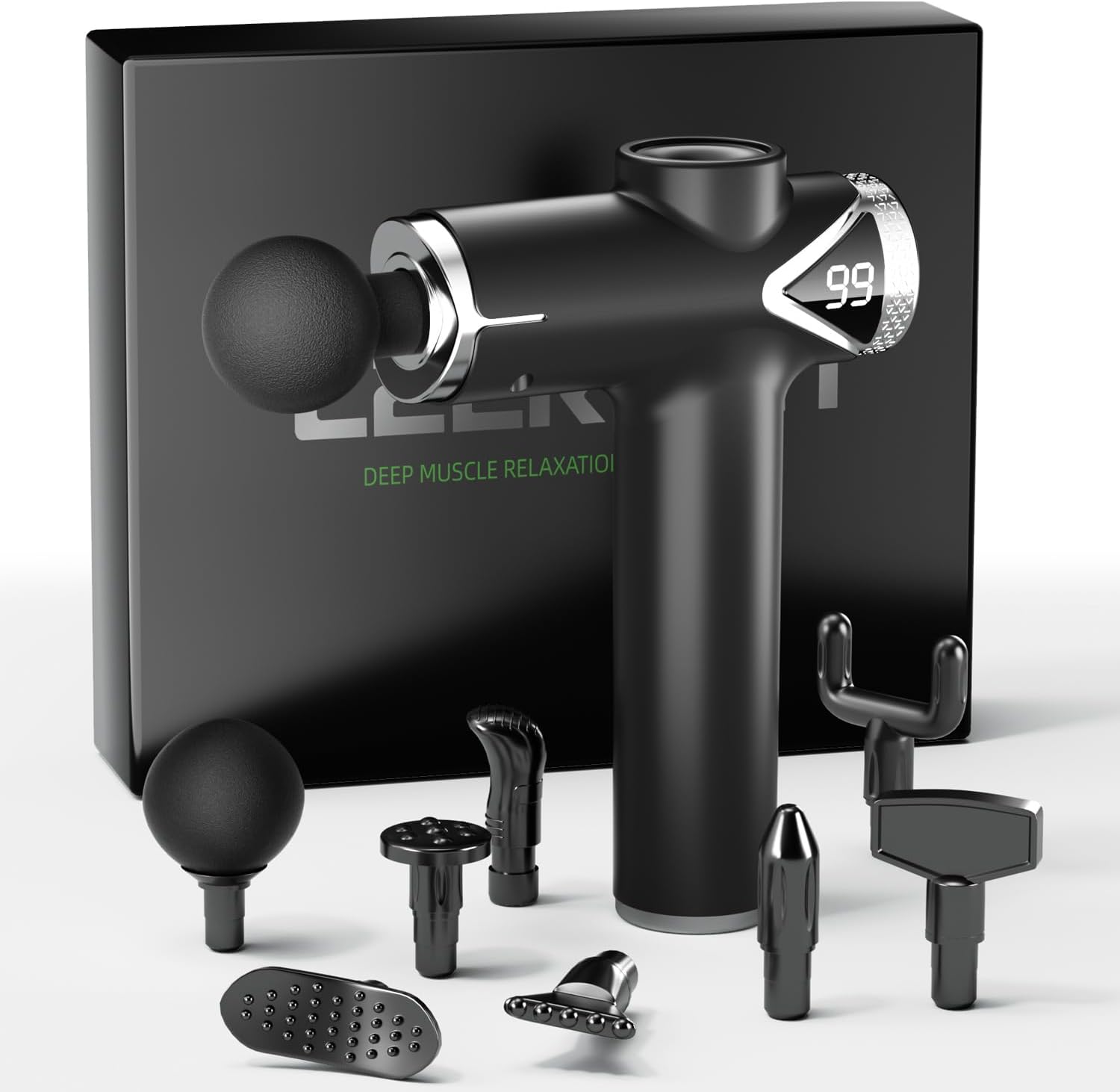Massage Gun - مسدس تدليك العضلات الاحترافي للرقبة والظهر،