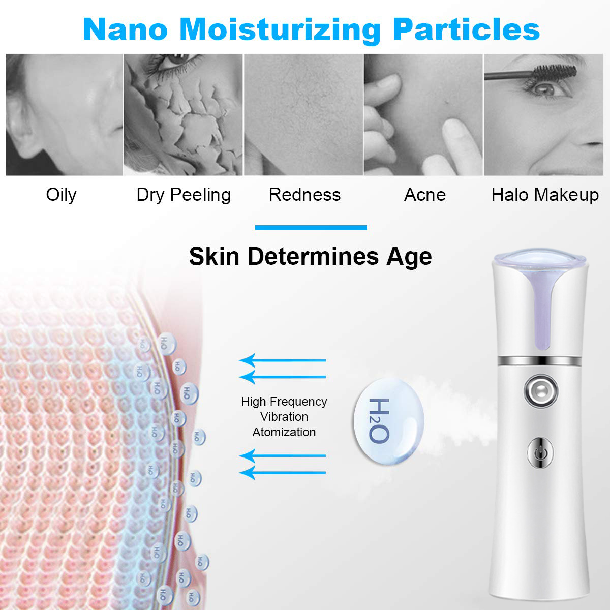 نانو ميست بخاخ الوجه USB المرط - مراجعة Face Steamer وسعره