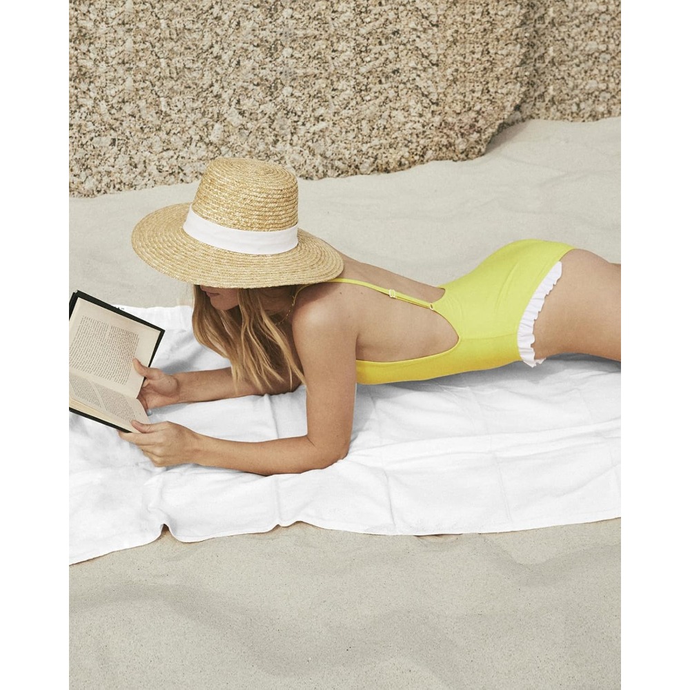 منشفة شاطئ بيضاء نقية، مناسبة  - مراجعة Spa Towel وسعره