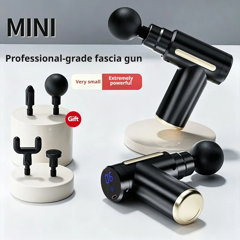 مسدس تدليك كهربائي صغير بست سر - مراجعة Massage Gun وسعره