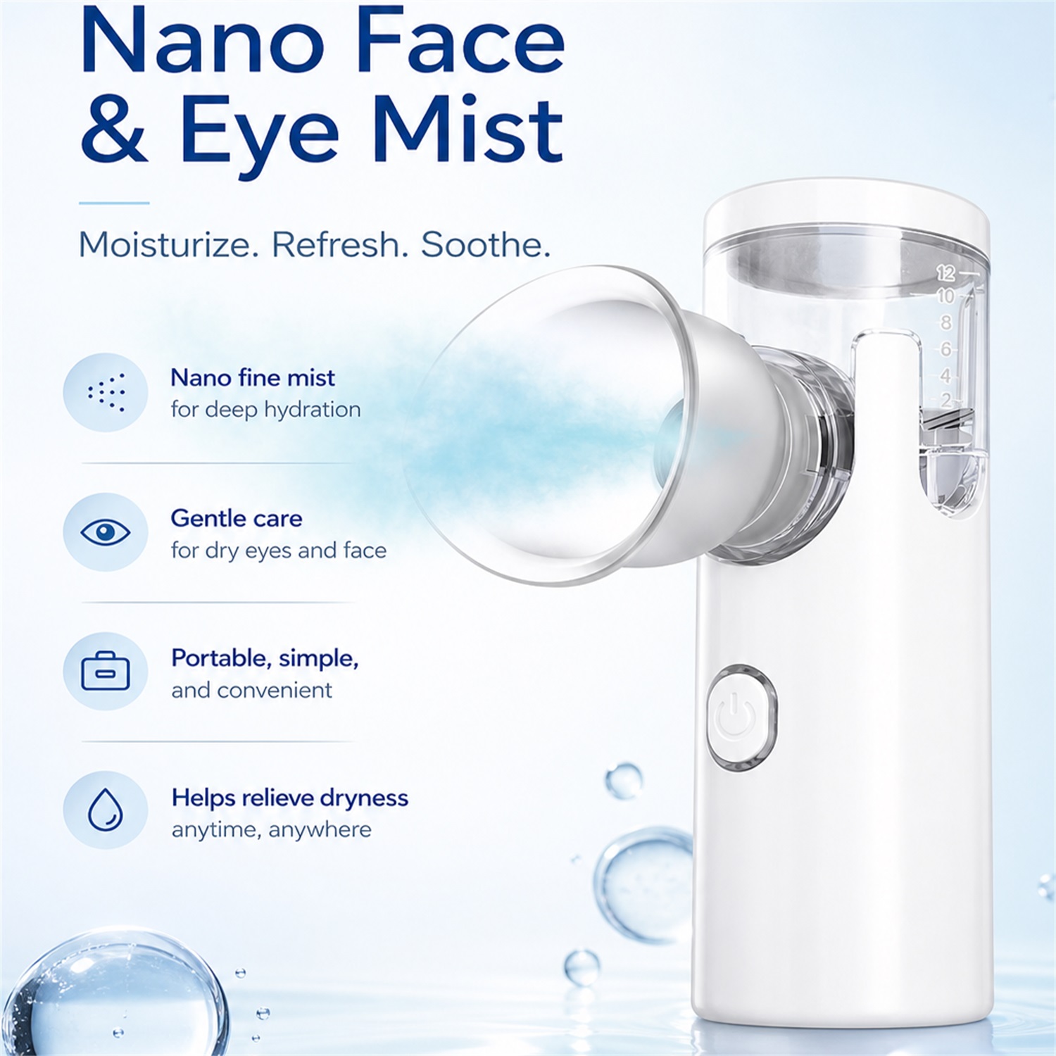 جهاز تدليك العين بالرش النانوي - مراجعة Face Steamer وسعره