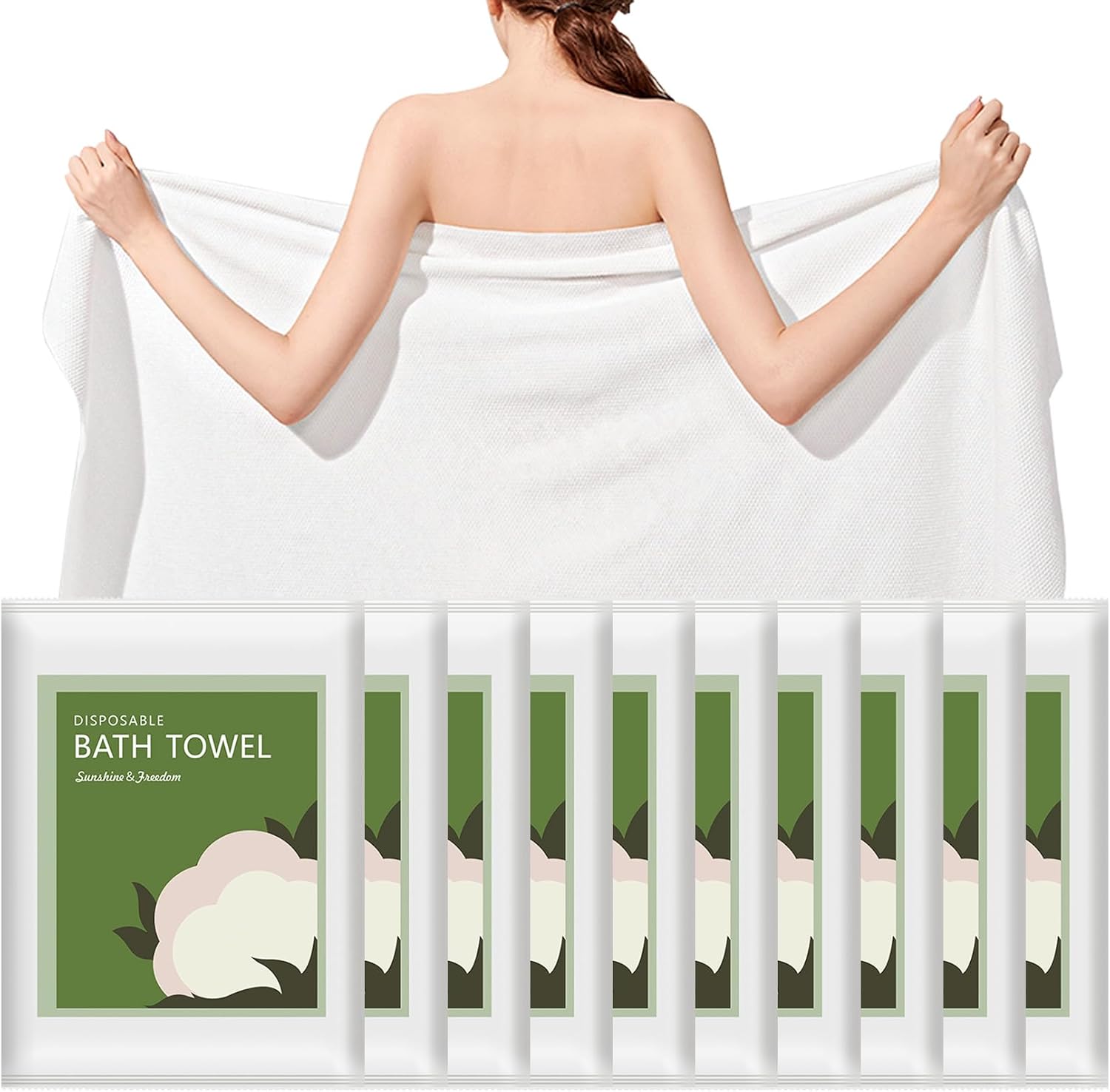 مناشف استحمام للاستخدام مرة وا - مراجعة Spa Towel وسعره