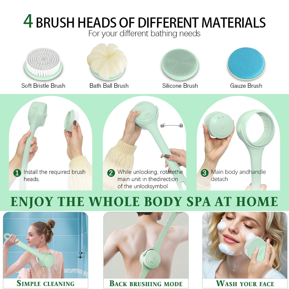 فرشاة كهربائية للجسم للاستحمام - مراجعة Bath Salts وسعره