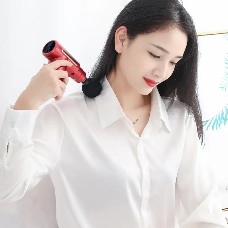 مسدس تدليك محمول صغير قابل لإع - مراجعة Massage Gun وسعره