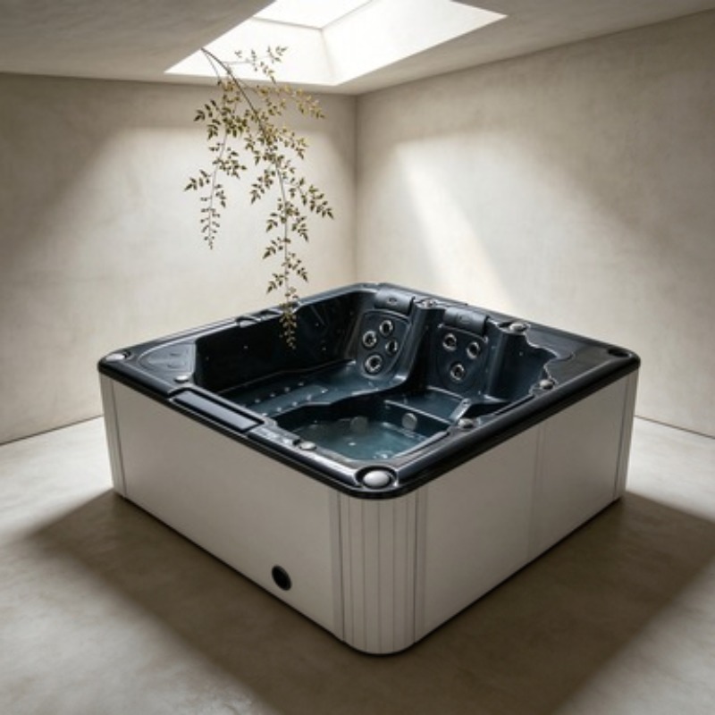 حوض استحمام للتدليك من الأكريل - مراجعة Hot Tub وسعره