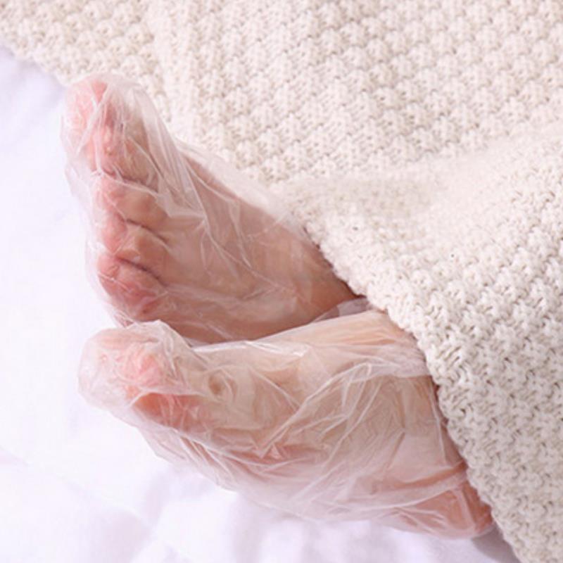 100/200 قطعة من جوارب ترطيب ال - مراجعة Foot Spa وسعره