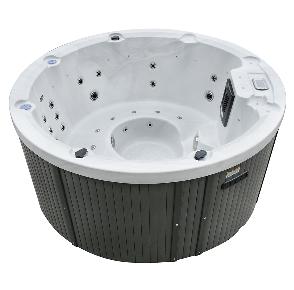 حوض استحمام ساخن خارجي، دائري  - مراجعة Hot Tub وسعره