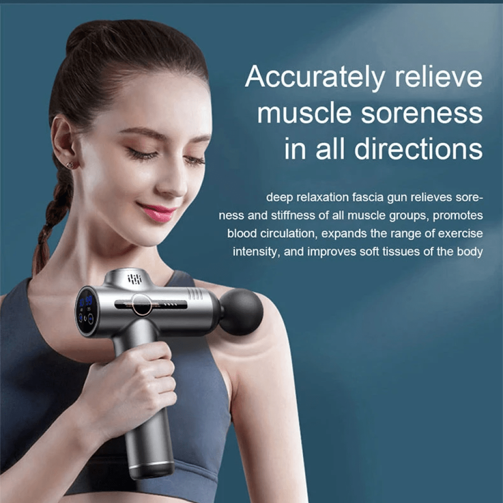 99 مستوى تدليك بندقية اللفافة  - مراجعة Massage Gun وسعره