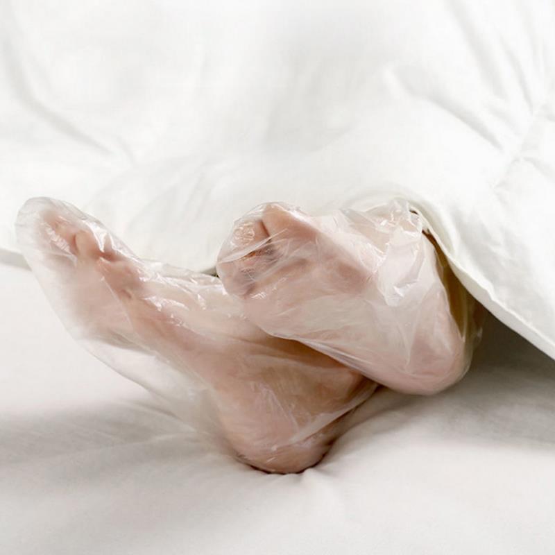 100/200 قطعة جوارب ترطيب القدم - مراجعة Foot Spa وسعره